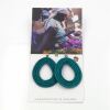 Sisal Ohrring Loop Green