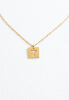 Axis Gold Cross Necklace