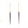 Messingohrring Fine Spike Horn, black