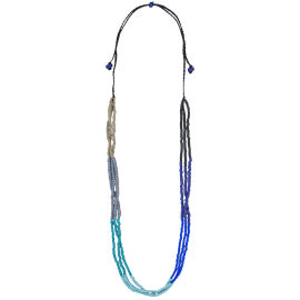 Ombre Kette, stone-blue