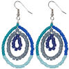 Ombre Ohrringe, stone-blue