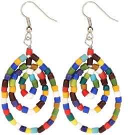 Sankofa Ohrringe Rainbow