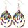 Sankofa Ohrringe Rainbow