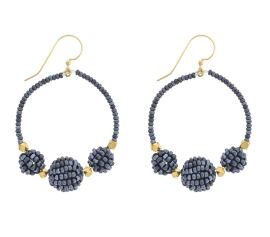 Ohrringe Uptown Girl, Midnight Blue