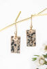 Discovery Earrings in Dalmatian Jasper