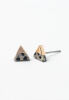 Eternal Studs in Dalmatian Jasper*