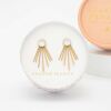 Caroline Mother of PearlStud& Fringe Earrings