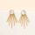 Caroline Mother of PearlStud& Fringe Earrings