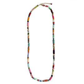 Kantha Dot Dash Necklace