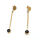 Ohrring Stab mit Long Drop, Horn