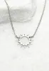 Mallory, Silver Sun Necklace