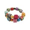 Kantha Square Overlap Bracelet