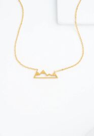 Summit Necklace in Gold