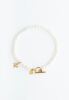 Cultured Cross Pearl Bracelet