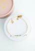 Cultured Cross Pearl Bracelet
