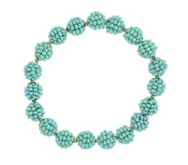 Armband Boho, Aquamarine