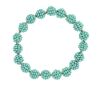 Armband Boho, Aquamarine