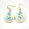 Ohrhänger Branch 33 mm, Blau