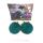 Sisal Ohrring Scheibe Large Green