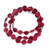 Seidenschmuck "Chip" Weinrot