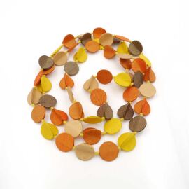 “Chip” Silk Jewelry, Yellow-Mix