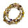 Seidenschmuck "Chip" Gelb-bunt