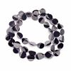 Seidenschmuck "Chip" Grau-Schwarz