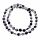 “Chip” Silk Jewelry, Grey-Black