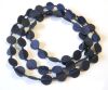 “Chip” Silk Jewelry, Indigo