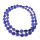 “Chip” Silk Jewelry, Indigo