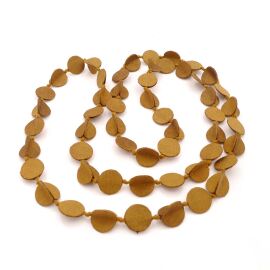 “Chip” Silk Jewelry, Gold