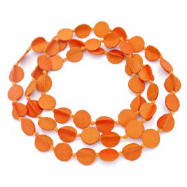 Seidenschmuck "Chip" Orange