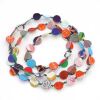 “Chip” Silk Jewelry, Colorful-Colorful