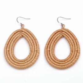 Sisal Ohrring Loop Tea