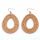 Sisal Ohrring Loop Tea