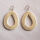 Sisal Ohrring Loop White
