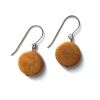 Tagua Ohrring Dottie Goldgelb