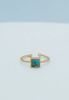 Jayne Turquoise Square Ring