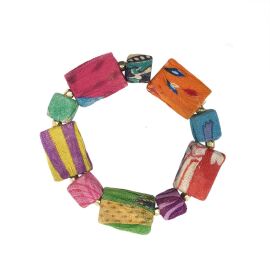 Kantha Edged Bracelet