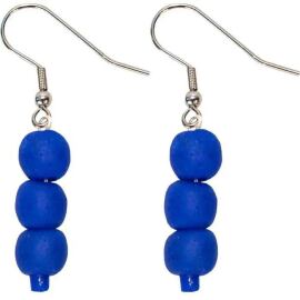 Pearls Ohrringe, Kobalt Blau