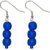Pearls Ohrringe, Kobalt Blau