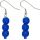Pearls Ohrringe, Kobalt Blau