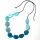 Tagua Kette Caro Bright Blue
