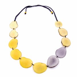Tagua Kette Caro Bright Yellow