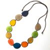 Tagua Kette Caro, Glanz Tropic