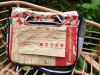 Fahrradtasche Canvas/Recycling Zementsack