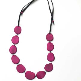 Tagua Kette Caro, Matt Plum