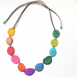 Tagua Kette Caro Bright Multi