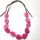 Tagua Kette Caro Matt Pink