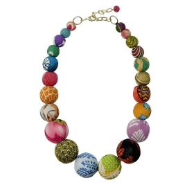 Kantha Gigi Graduated Necklace